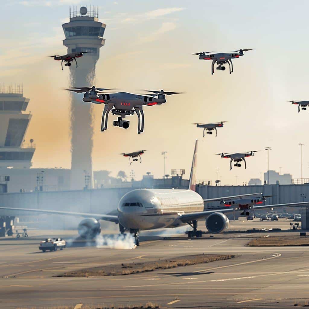 Quel est l'impact des drones sur la sécurité aérienne : enjeux actuels
